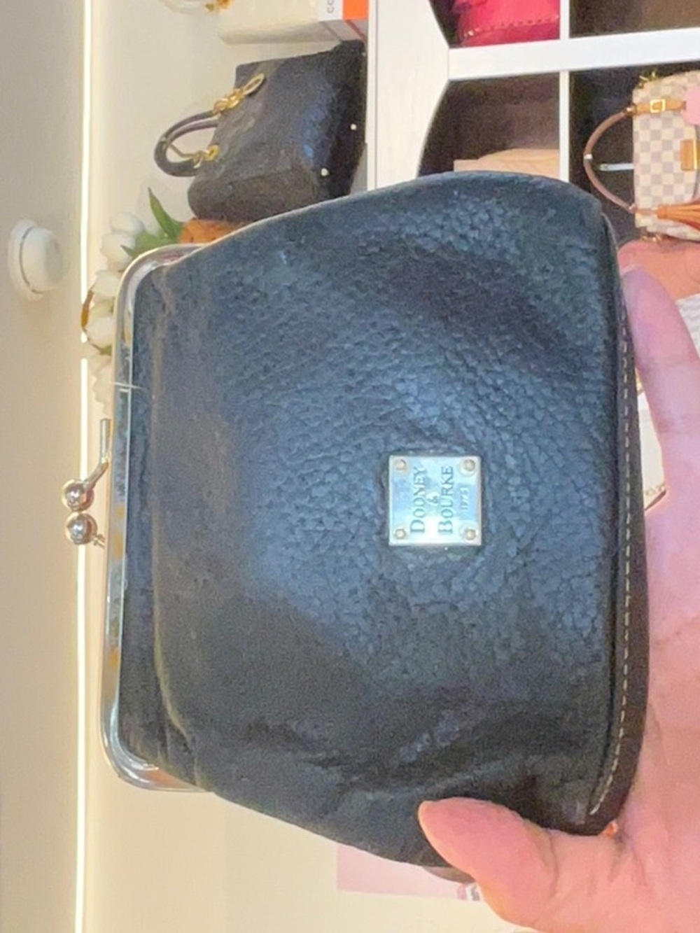 16. db vintage coin pouch  sold as is Desc in live no cancel/returns